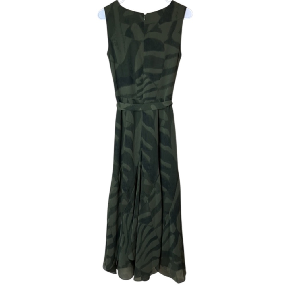 LAUREN RALPH LAUREN Belted Zebra-Print Georgette Dress - 2 - Picture 4 of 10